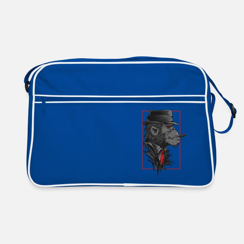 Affe Mit Hut Und Kravatte Retro Tasche