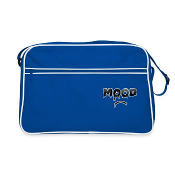 MOOD TRISTE SAD - Sac Retro - bleu/blanc - Devant