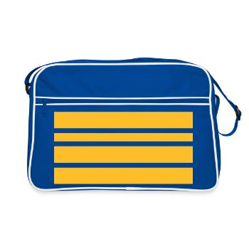 Fregattenkapitän - Retro Tasche - Blau/Weiß - Vorne