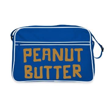 Peanut butter 🥜 - Retro Bag - blue/white - Front