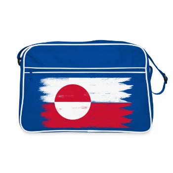 Les drapeaux aiment le vintage - Sac Retro - bleu/blanc - Devant