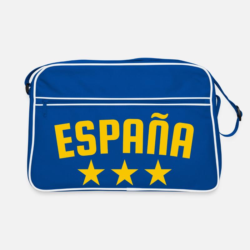 Spanien 3 Sterne Design Gelb Retro Tasche