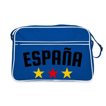 Conception Espagne 3 étoiles - Sac Retro - bleu/blanc - Devant