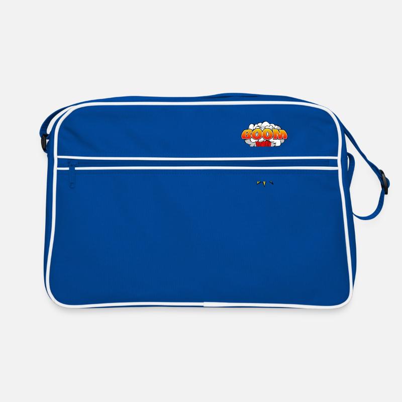 Boom BD Explosion Symbole de lettering Sac Retro