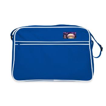 Méduses lumineuses - Sac Retro - bleu/blanc - Devant