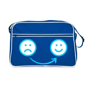 Smilie Colon - Retro Bag - blue/white - Front