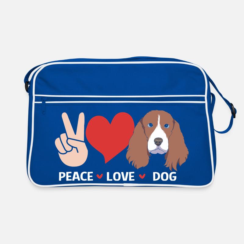 Springer Spaniel Hund Retro Tasche