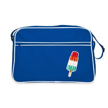 POPSICLES DANS UN LOOK RÉTRO COLORÉ - Sac Retro - bleu/blanc - Devant