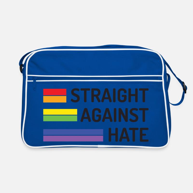 Pride Month - Straight Against Hate Retro Bag