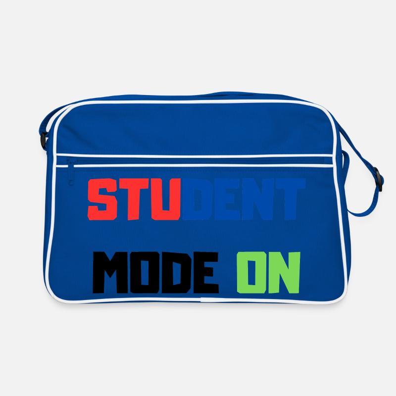 Funny Student – Student Mode ON Retro Bag