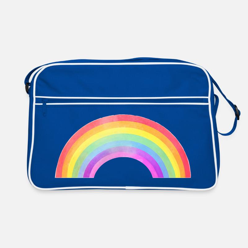 Regenbogenbogen  Retro Tasche
