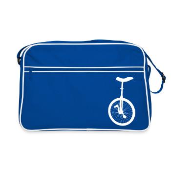 Einrad - Retro Bag - blue/white - Front
