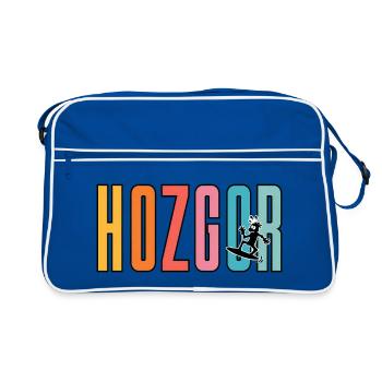 HOZGOR – Surf rétro et humour décalé - Sac Retro - bleu/blanc - Devant