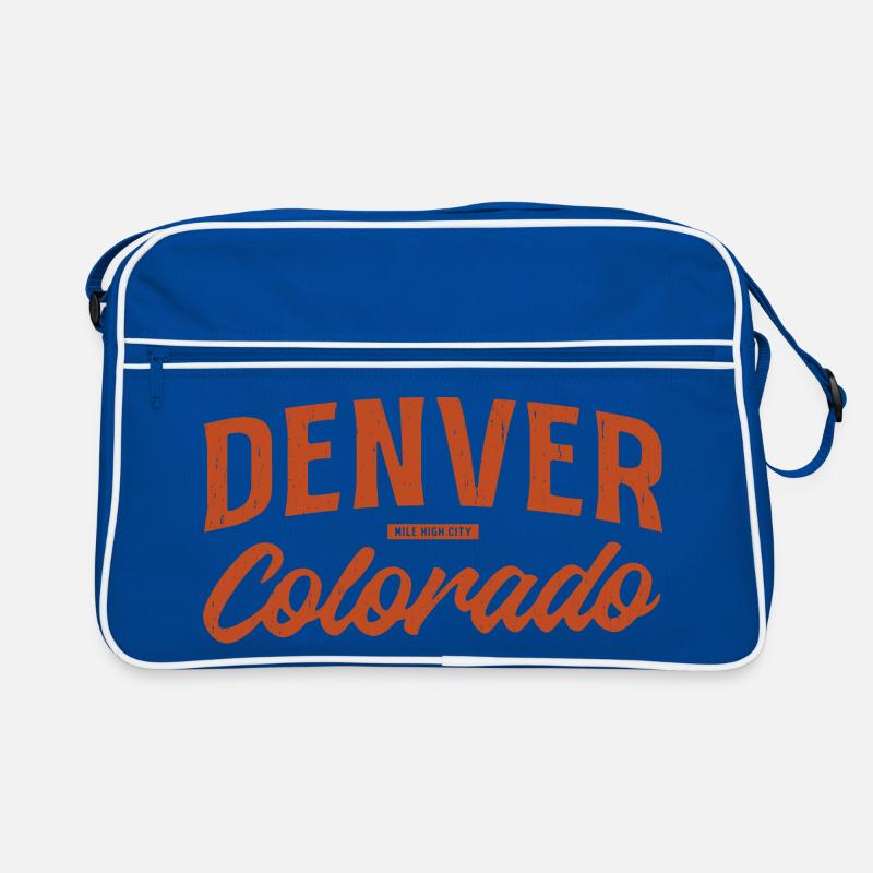 Logo rétro Script de Denver, Colorado Sac Retro