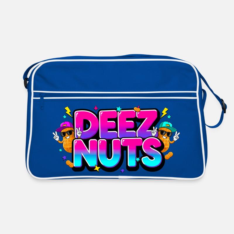 Deez Nuts - Graffiti drôle coloré Sac Retro