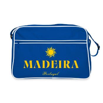 Madère Portugal, Sun - Sac Retro - bleu/blanc - Devant