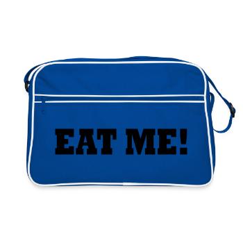 Eat me - Sac Retro - bleu/blanc - Devant