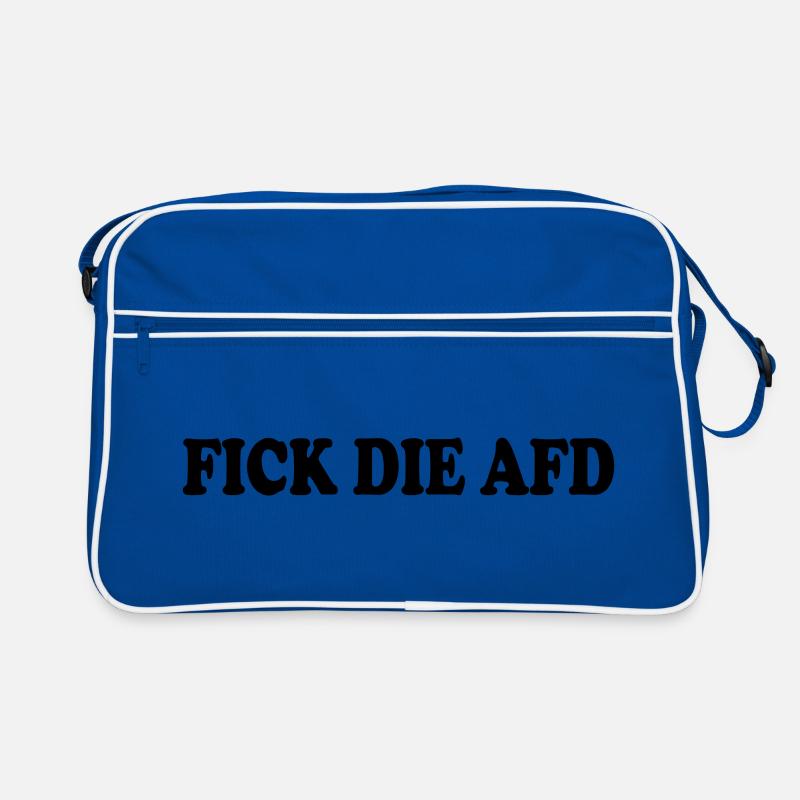 Fick die afd Retro Tasche