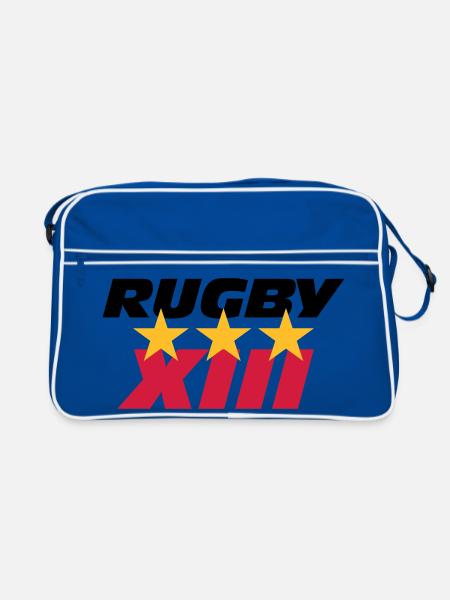 Rugby XIII - Retro Bag - blue/white - Front