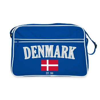 Danemark depuis 980 – nostalgie de la Scandinavie - Sac Retro - bleu/blanc - Devant