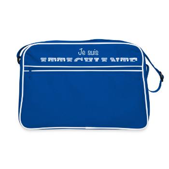 Attachiante - Sac Retro - bleu/blanc - Devant