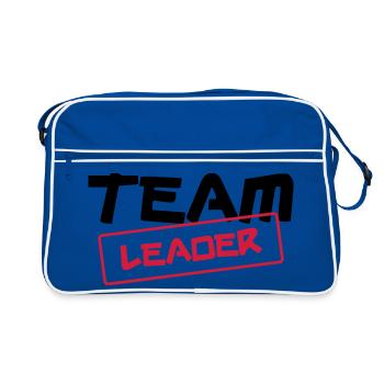 [ Team Leader ] - Sac Retro - bleu/blanc - Devant