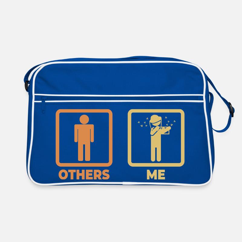 Beekeeper stick figures Retro Bag