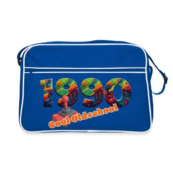 1990 – Transition du rétro gaming - Sac Retro - bleu/blanc - Devant