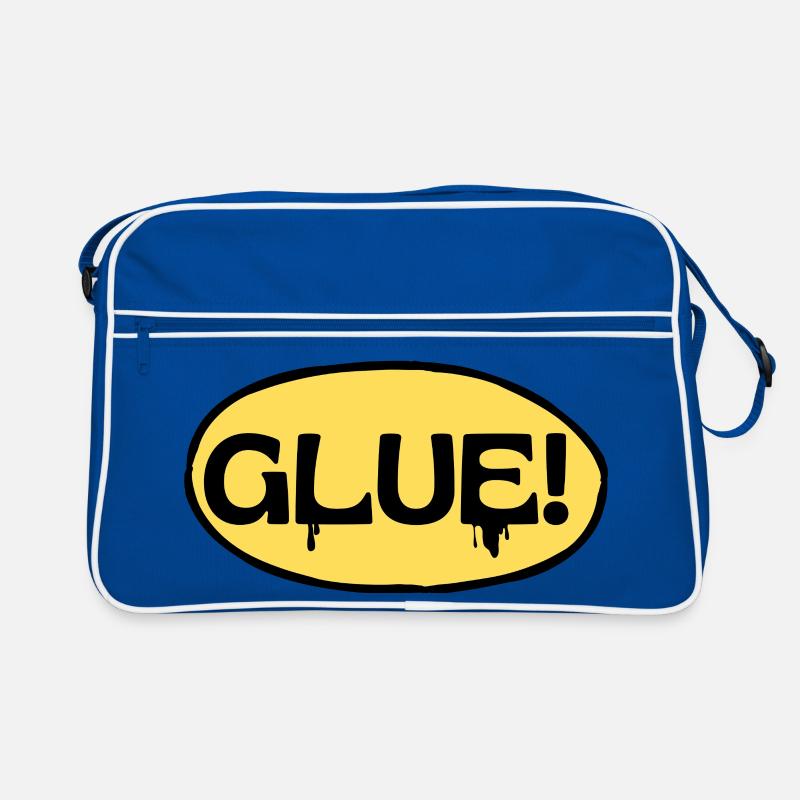 Colle ! Logo adhésif jaune Sac Retro