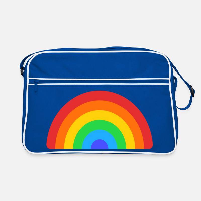 Retro Rainbow Arc Retro Tasche