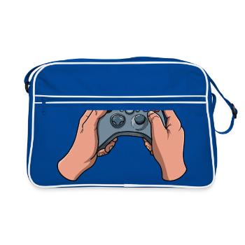 Gamer Controller - Retro Bag - blue/white - Front