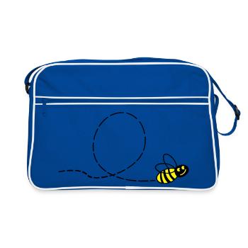 Raver - Sac Retro - bleu/blanc - Devant