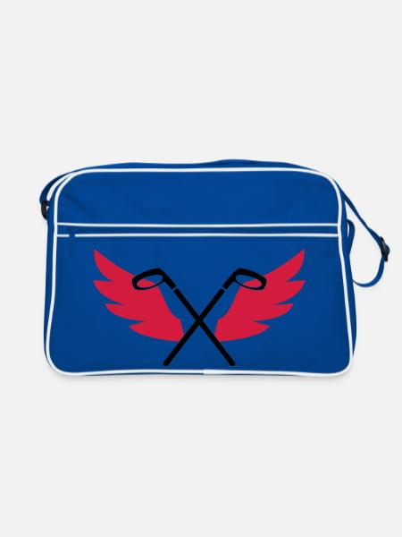 Golf - Retro Bag - blue/white - Front