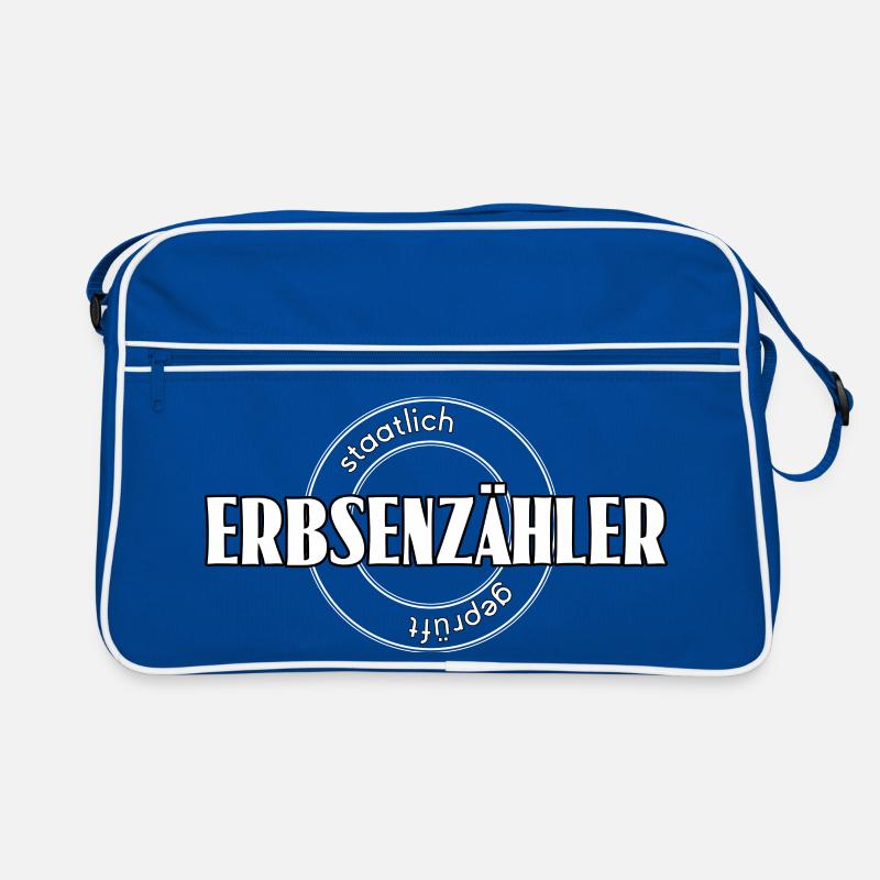 Erbsenzähler Retro Tasche