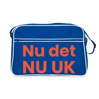 MAINTENANT le Nook Anti USA - Sac Retro - bleu/blanc - Devant