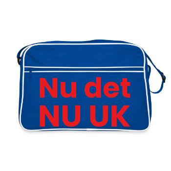 MAINTENANT le Nook Anti USA - Sac Retro - bleu/blanc - Devant
