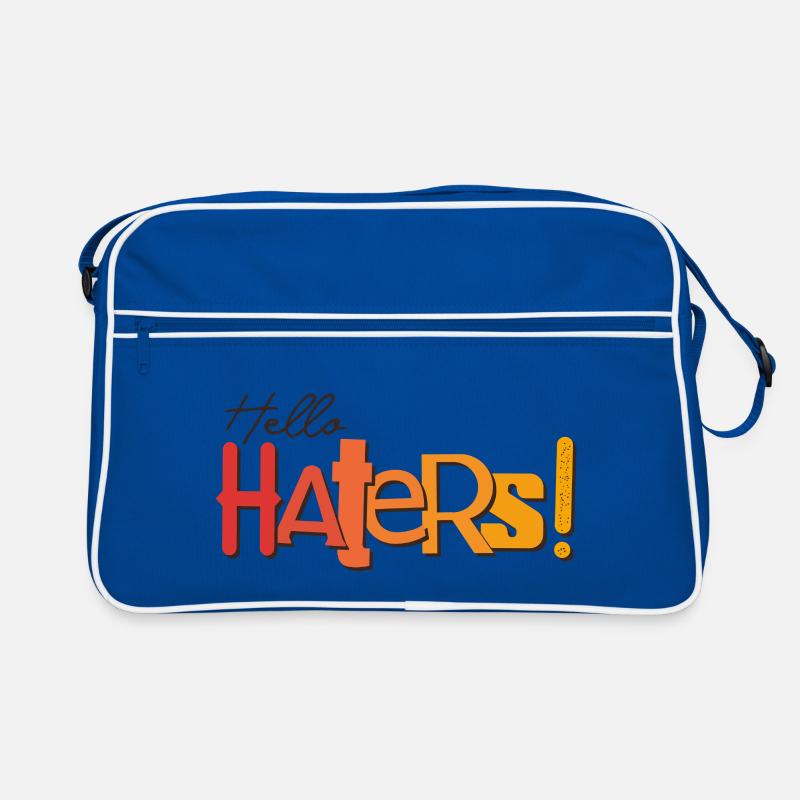 Hello Haters! Cooles Statement Retro Tasche