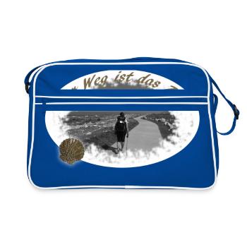 St. James - Sac Retro - bleu/blanc - Devant