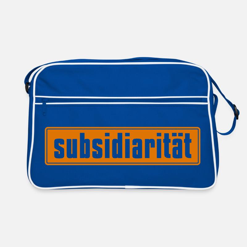 Abstrakte Farbexplosion auf Leinwand Retro Tasche