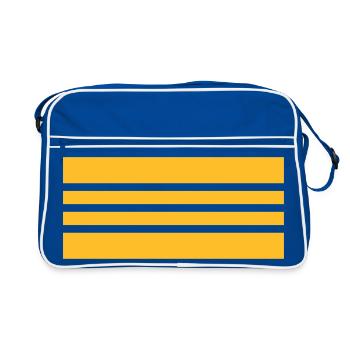 Stabskapitänleutnant - Retro Tasche - Blau/Weiß - Vorne