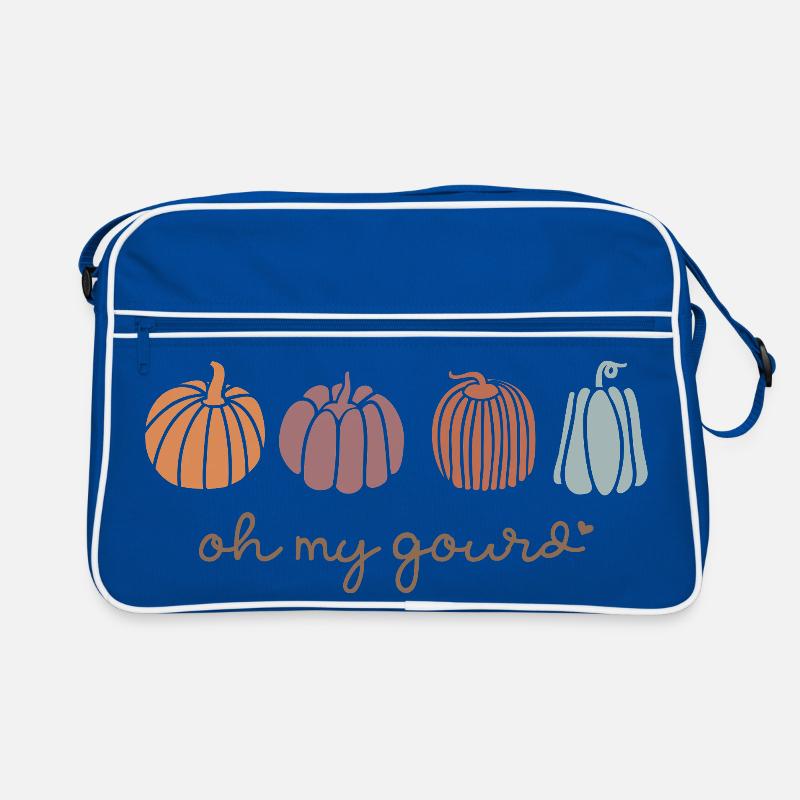 Conception de motif de citrouille pour la tenue d’automne Sac Retro