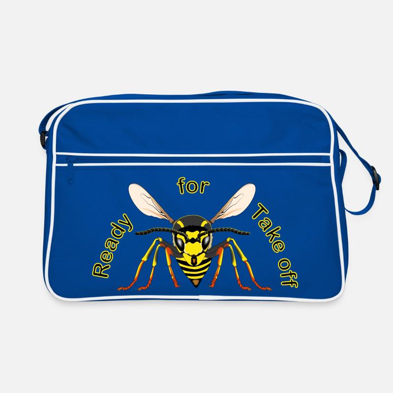 Wasp Ready for Take off Retro Bag