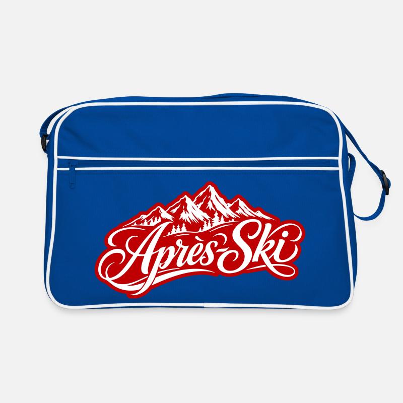 Apres Ski Berge Retro Tasche