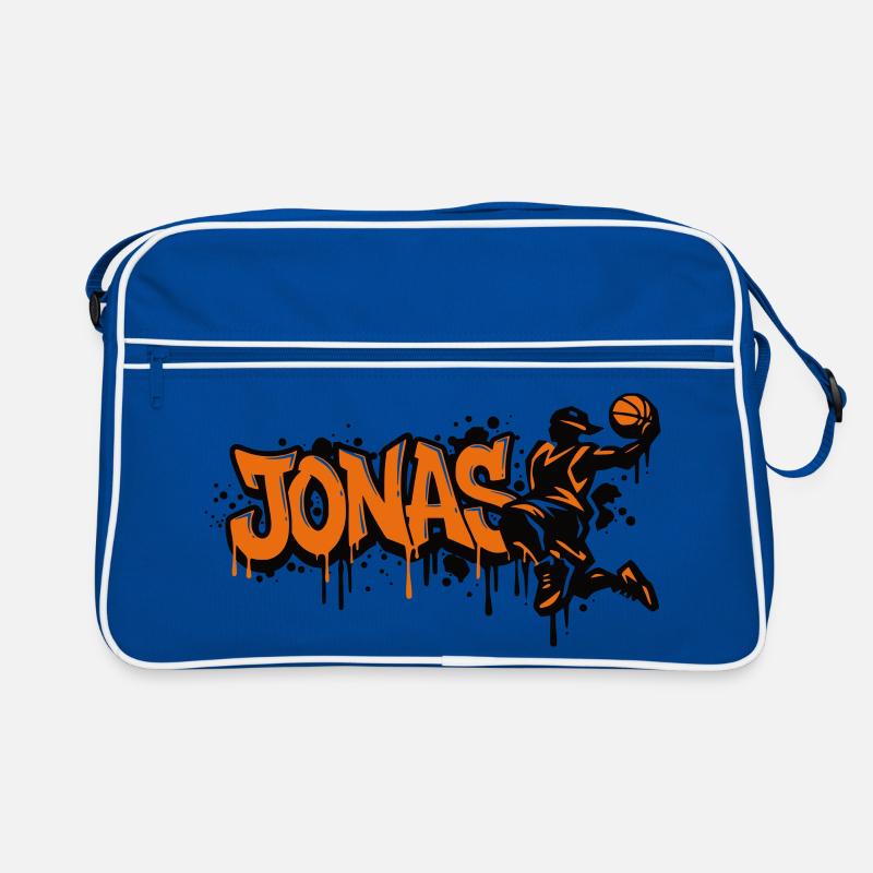 JONAS Graffiti Basketball Retro Tasche