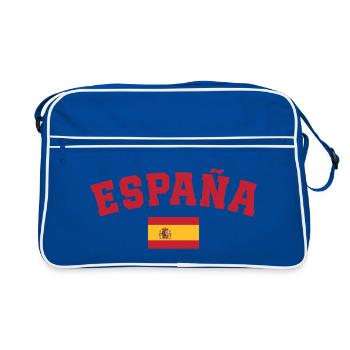 Espagne Drapeau de l’Espagne  - Sac Retro - bleu/blanc - Devant