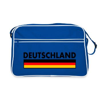 Germany - Sac Retro - bleu/blanc - Devant