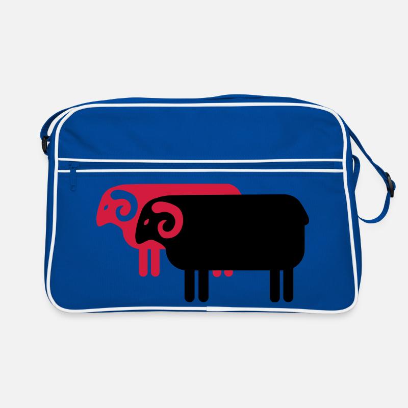 Heidschnucken Lüneburger Heide Retro Tasche