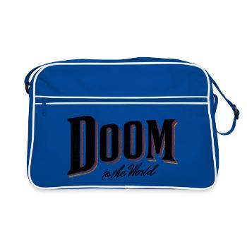 Doom to the world - Retro Bag - blue/white - Front