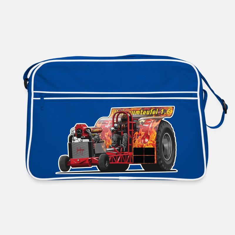 Tractor Pulling // Illustration Retro Tasche