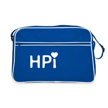 HPi coeur - Sac Retro - bleu/blanc - Devant